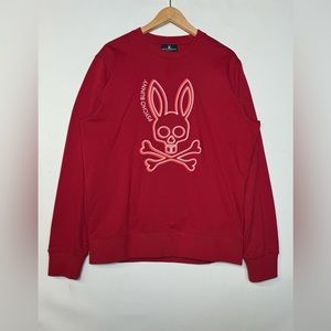 Physco bunny rio red embroidered sweatshirt comes with the sweatpants as well